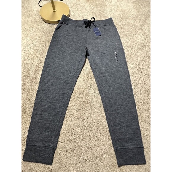Polo Ralph Lauren Men’s M 100% Wool Luxury Jogger Style Lounge Pants NWT - Picture 1 of 6